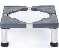 TYJZKJWQ Washing Machine Base Frame Fridge with 4 Sturdy Feet Height 15 cm Washing Machine Base 45-70 cm Adjustable for Dryer Stainless Steel Fridge Washing Machine Shelf Holder
