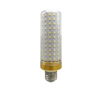 TYKGSQIP 1pc 110V 220V E14 E27 LED Pole Tube Bulb lamp Chandelier Crystal Bulb E27 20W Warm White 3000k
