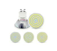 TYKGSQIP 2pcs LED Glass lamp Cup 4W6W8W GU10 MR16 Spotlight, Suitable for Landscape Lighting. GU10 110V-4W White