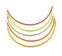TYKGSQIP Flexible Filament Led 6Pcs Led DC 3V Edison Bulb Parts Bendable Led Flexible Filament Accessories Light Source Accessories 200MM Red