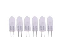 TYKGSQIP G4 Halogen Bulbs 20w 12v,Frosted/Blue Coated/Clear， Dimmable Jc T3 Bi-pin Base,Capsule Bulbs(12v 20w-10pcs/Frosted)