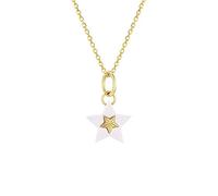 TYKHGFS Gold Necklace, Women's 18K Yellow Gold Pendant Necklaces Star
