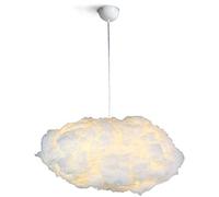 TYKHGFS Modern Creative Romantic White Cloud Chandelier White Soft Floating Clouds Chandelier,50cm