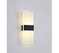 TYKHGFS Wall Lamp Bedside Lamp Modern Minimalist Creative Staircase Corridor Living Room Bedroom Wall Lamp,Right Angle Black Surface