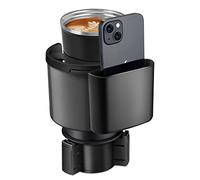 TYKOR Car Cup Holder Expander, Cup Holder Expander for Cars with Adjustable Insert, Fits Stanley 0.4/0.47/0.75/0.89/1.2L, Other Large Drink Bottles 0.4-1.5 L (7.0-10.7 CM)