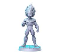 TYL | Anime 15 | Gray Unpainted Miniature Fantasy Miniatures for War Gaming, RPG 32mm - Scale Figures, Detailed Tabletop Boardgame Accessories, Realistic 3D Miniature (Vegeta DBZ)