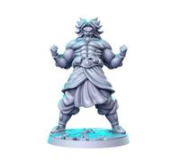 TYL | Anime 2 | Gray Unpainted Miniature Fantasy Miniatures for War Gaming, RPG 32mm - Scale Figures, Detailed Tabletop Boardgame Accessories, Realistic 3D Miniature (Broly)