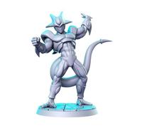 TYL | Anime 3 | Gray Unpainted Miniature Fantasy Miniatures for War Gaming, RPG 32mm - Scale Figures, Detailed Tabletop Boardgame Accessories, Realistic 3D Miniature (Cooler DB)