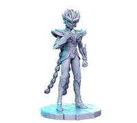 TYL | Anime 7 | Gray Unpainted Miniature Fantasy Miniatures for War Gaming, RPG 32mm - Scale Figures, Detailed Tabletop Boardgame Accessories, Realistic 3D Miniature (Ikki)