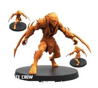 TYL | Assassin Skull Hunters | Gray Unpainted Miniature Fantasy Miniatures for War Gaming, RPG 50mm - Scale Figures, Detailed Tabletop Boardgame Accessories, Realistic 3D Miniature (B)