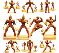 TYL | Bio Techno Men | Gray Unpainted Miniature Fantasy Miniatures for War Gaming, RPG 32mm - Scale Figures, Detailed Tabletop Boardgame Accessories, Realistic 3D Miniature (Combo)