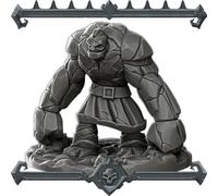 TYL ClayGolem Miniature Fantasy Miniatures for War Gaming, RPG - Scale Figures, Detailed Tabletop Boardgame Accessories, Realistic 3D Miniature (40mm)