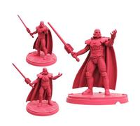 TYL | DARTH EVIL |- Gray Unpainted Miniature Fantasy Miniatures for War Gaming, RPG Heroic - Scale Figures, Detailed Tabletop Boardgame Accessories, Realistic 3D Miniature (40mm)