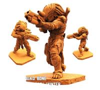 TYL | Death Squad Accountr Skull Hunter | Gray Unpainted Miniature Fantasy Miniatures for War Gaming, RPG 50mm - Scale Figures, Detailed Tabletop Boardgame Accessories, Realistic 3D Miniature (A)