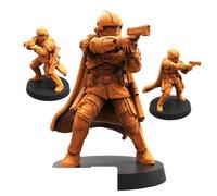 TYL | Democracy Troopers Helljumper | Gray Unpainted Miniature Fantasy Miniatures for War Gaming, RPG 32mm - Scale Figures, Detailed Tabletop Boardgame Accessories, Realistic 3D Miniature (I)