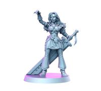 TYL | DND 33 | Gray Unpainted Miniature Fantasy Miniatures for War Gaming, RPG 32mm - Scale Figures, Detailed Tabletop Boardgame Accessories, Realistic 3D Miniature (Margie)