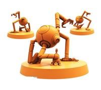 TYL | FKMSA Training Drone | Gray Unpainted Miniature Fantasy Miniatures for War Gaming, RPG 32mm - Scale Figures, Detailed Tabletop Boardgame Accessories, Realistic 3D Miniature (B)