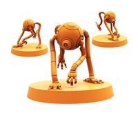 TYL | FKMSA Training Drone | Gray Unpainted Miniature Fantasy Miniatures for War Gaming, RPG 32mm - Scale Figures, Detailed Tabletop Boardgame Accessories, Realistic 3D Miniature (A)
