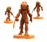 TYL HANDLER_SKULL_HUNTER Gray Unpainted Miniature Fantasy Miniatures for War Gaming, RPG 28mm - Scale Figures, Detailed Tabletop Boardgame Accessories, Realistic 3D Miniature (32mm)
