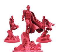 TYL | HEROLANDER |- Gray Unpainted Miniature Fantasy Miniatures for War Gaming, RPG Heroic - Scale Figures, Detailed Tabletop Boardgame Accessories, Realistic 3D Miniature (40mm)