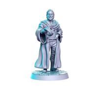 TYL King Rollo Pendurio Gray Unpainted Miniature Fantasy Miniatures for War Gaming, RPG 28mm - Scale Figures, Detailed Tabletop Boardgame Accessories, Realistic 3D Miniature (32mm)