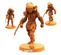 TYL MINIATURE FORGE BESERK SKULL HUNTERS Gray 32mm Unpainted Fantasy Miniature for War Gaming, RPG - Scale Figure, Detailed Tabletop Boardgame Accessory, Realistic 3D Miniature