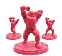 TYL | MUSCLEMAN 3 |- Gray Unpainted Miniature Fantasy Miniatures for War Gaming, RPG Heroic - Scale Figures, Detailed Tabletop Boardgame Accessories, Realistic 3D Miniature (40mm)