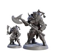 TYL | Plague Knights | Gray Unpainted Miniature Fantasy Miniatures for War Gaming, RPG 40mm - Scale Figures, Detailed Tabletop Boardgame Accessories, Realistic 3D Miniature (B)