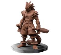 TYL | Rei, Breath of Fire III |- Gray Unpainted Miniature Fantasy Miniatures for War Gaming, RPG 28mm - Scale Figures, Detailed Tabletop Boardgame Accessories, Realistic 3D Miniature (32mm)