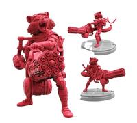 TYL | ROCKET SQUIRREL |- Gray Unpainted Miniature Fantasy Miniatures for War Gaming, RPG Heroic - Scale Figures, Detailed Tabletop Boardgame Accessories, Realistic 3D Miniature (40mm)