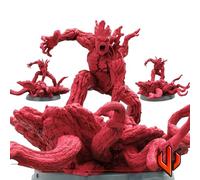 TYL | ROOT 2 |- Gray Unpainted Miniature Fantasy Miniatures for War Gaming, RPG Heroic - Scale Figures, Detailed Tabletop Boardgame Accessories, Realistic 3D Miniature (40mm)