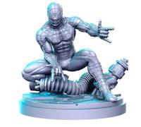 TYL | SUPER HEROES 1| Gray Unpainted Miniature Fantasy Miniatures for War Gaming, RPG 32mm - Scale Figures, Detailed Tabletop Boardgame Accessories, Realistic 3D Miniature (Spiderman)