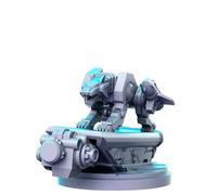 TYL | SUPER VILLAIN 2| Gray Unpainted Miniature Fantasy Miniatures for War Gaming, RPG 32mm - Scale Figures, Detailed Tabletop Boardgame Accessories, Realistic 3D Miniature (Ravage)