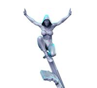 TYL | SUPES 1| Gray Unpainted Miniature Fantasy Miniatures for War Gaming, RPG 32mm - Scale Figures, Detailed Tabletop Boardgame Accessories, Realistic 3D Miniature (Gwen Stacy)