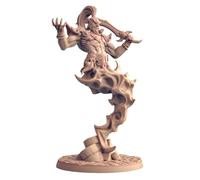 TYL | Tabletop Miniatures 10 | Gray Unpainted Miniature Fantasy Miniatures for War Gaming, RPG 32mm - Scale Figures, Detailed Tabletop Boardgame Accessories, Realistic 3D Miniature (C)