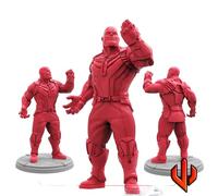 TYL | THANOS 1 |- Gray Unpainted Miniature Fantasy Miniatures for War Gaming, RPG Heroic - Scale Figures, Detailed Tabletop Boardgame Accessories, Realistic 3D Miniature (40mm)