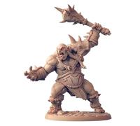 TYL Unique 3D Ogre Marauders Fantasy Unpainted Miniature for War Gaming | RPG Scale Figures, Detailed Tabletop Board game Accessories | Realistic Dnd Miniatures (32mm)