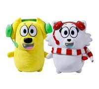 Tyler and Snowi Plush Toy, Cute Stuffed Animal Plush Figure Doll, Soft Snuggle Bundle Plushie Toys, Perfect Cuddle Companions for Boys Girls Adults and Collectors Gifts(White+Yellow)