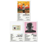 Tyler Canvas Poster Set: Flower, Boy, Igor - 'Call Me If You Get Lost' - 3 Piece Set, 12x18IN Unframed
