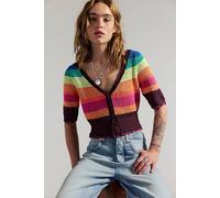 Tyler Cardigan at Free People in Rainbow Combo, Size: XL - female