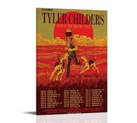 Tyler Childers Send in The Hounds TourPosters for Bedroom Aesthetic Poster Decorative Painting Canvas Wall Art Living Room Posters Bedroom Painting Wall Art DecorFrame-style16x24inch(40x60cm)