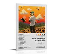Tyler Flower Boy Poster The Creator Album Signature Posters for Room Aesthetic Canvas Wall Art Bedroom Decor12x18inch(30x45cm)
