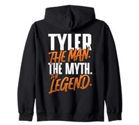 Tyler Personalized Name The Man The Myth The Legend Zip Hoodie
