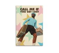 Tyler Poster The Creator Call Me If You Get Lost Posters Aesthetic Wall Art Canvas Vintage Poster Decorative Painting Living Room Bed Room Decor08x12inch(20x30cm) Unframe-style