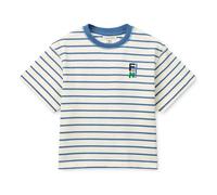 Tyler Striped Organic Cotton T-shirt Blue 5/6 years