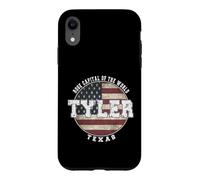Tyler Texas, Vintage American flag Case for iPhone XR