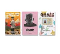 Tyler, The Creator Call Me If You Get Lost Music Album Wall Art Canvas Posters - 3pcs, 08x12inch (20x30cm) - Room Decorative Aesthetic Poster Print Decor