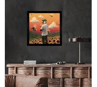 Tyler the Creator, Flower Boy Album cover, poster, wall art. Print or Fully Framed Available. Actual size of original Vinyl Covers. (Framed)