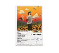 Tyler The Creator Flower Boy Music Album Cover Music Posters for Room Aesthetic Canvas Wall Art Bedroom Print Picture Paintings for Living Room Bedroom Decoration Frame 20x30inch(50x75cm)Unframe-style