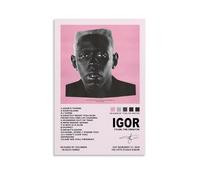 Tyler The Creator Poster Music Album Igor Cover Music Posters for Room Aesthetic Canvas Wall Art Bedroom Decor12x18inch(30x45cm)